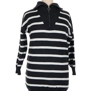 Striped Black and White Sweater